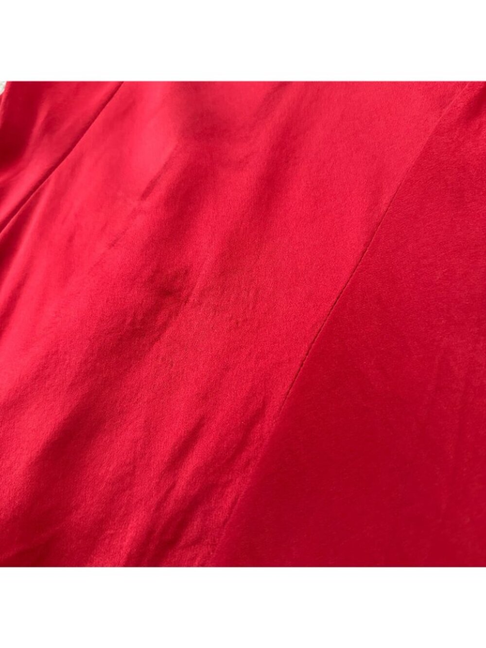 Vintage 90s Y2K Victoria's Secret 100% Silk Red Slip Dress Mini SMALL - Picture 6 of 9
